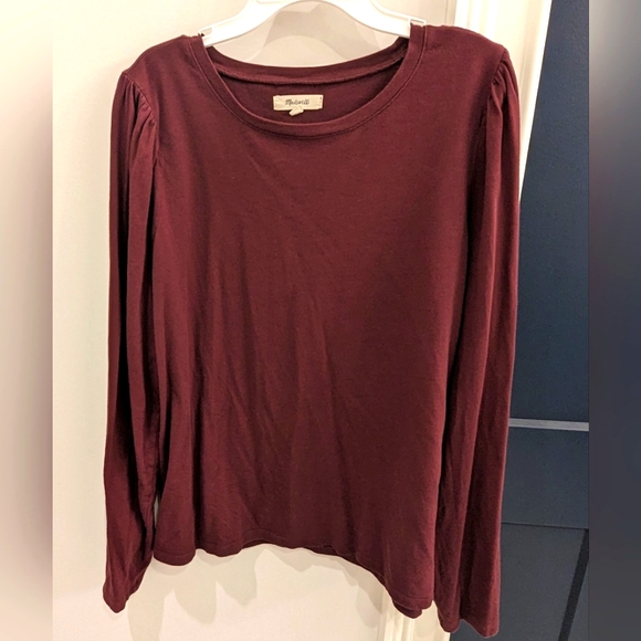 Madewell Tops - Maroon Madewell Shirt